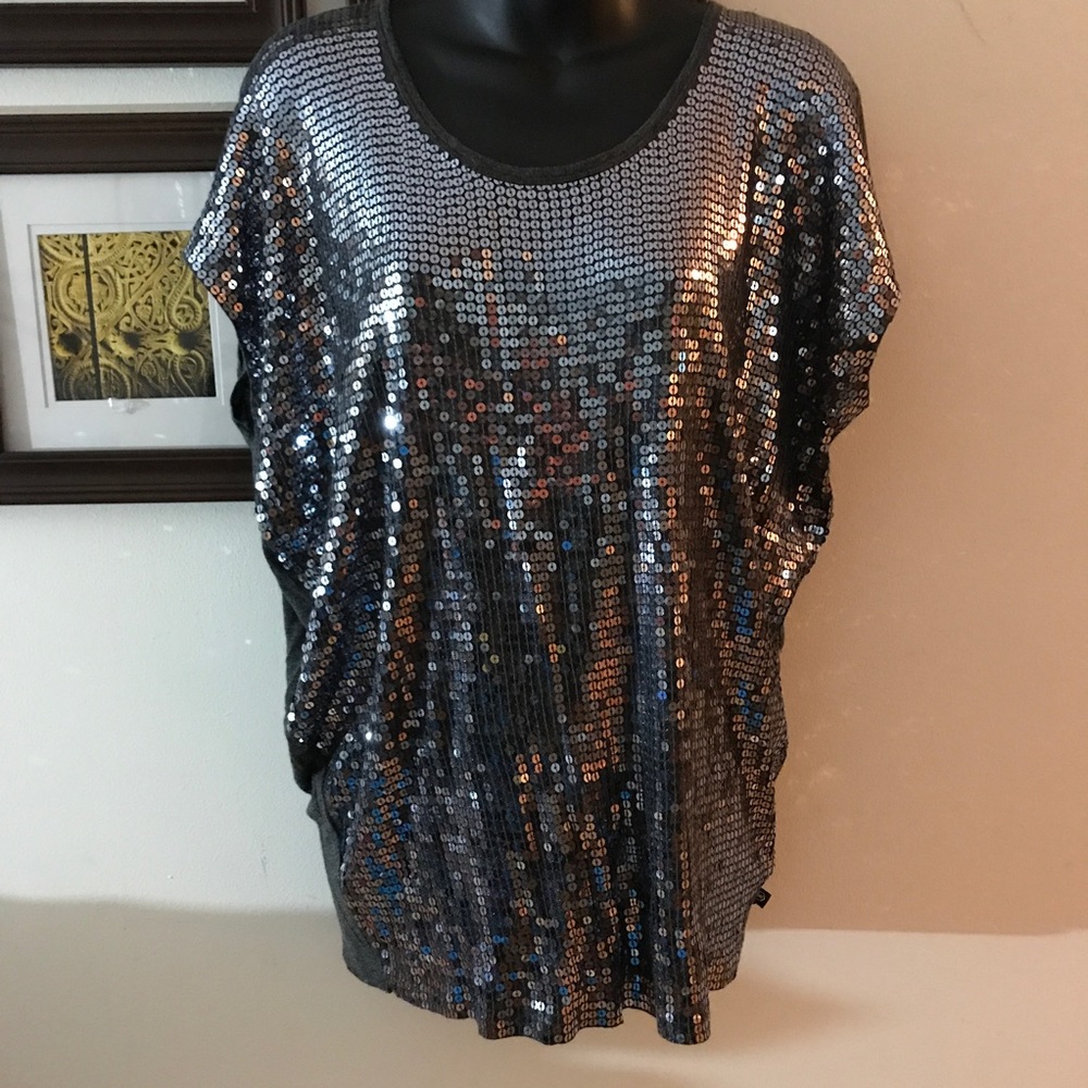 Michael Kors Sequin Jersey Top #WT-23